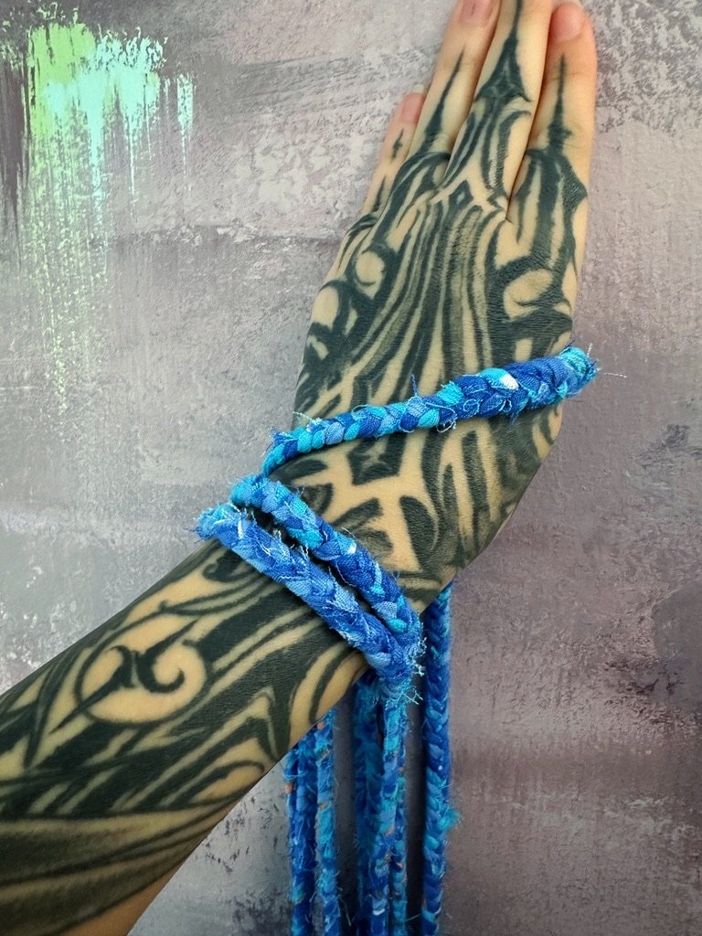 Light Blue Friendship Braid - Image 2