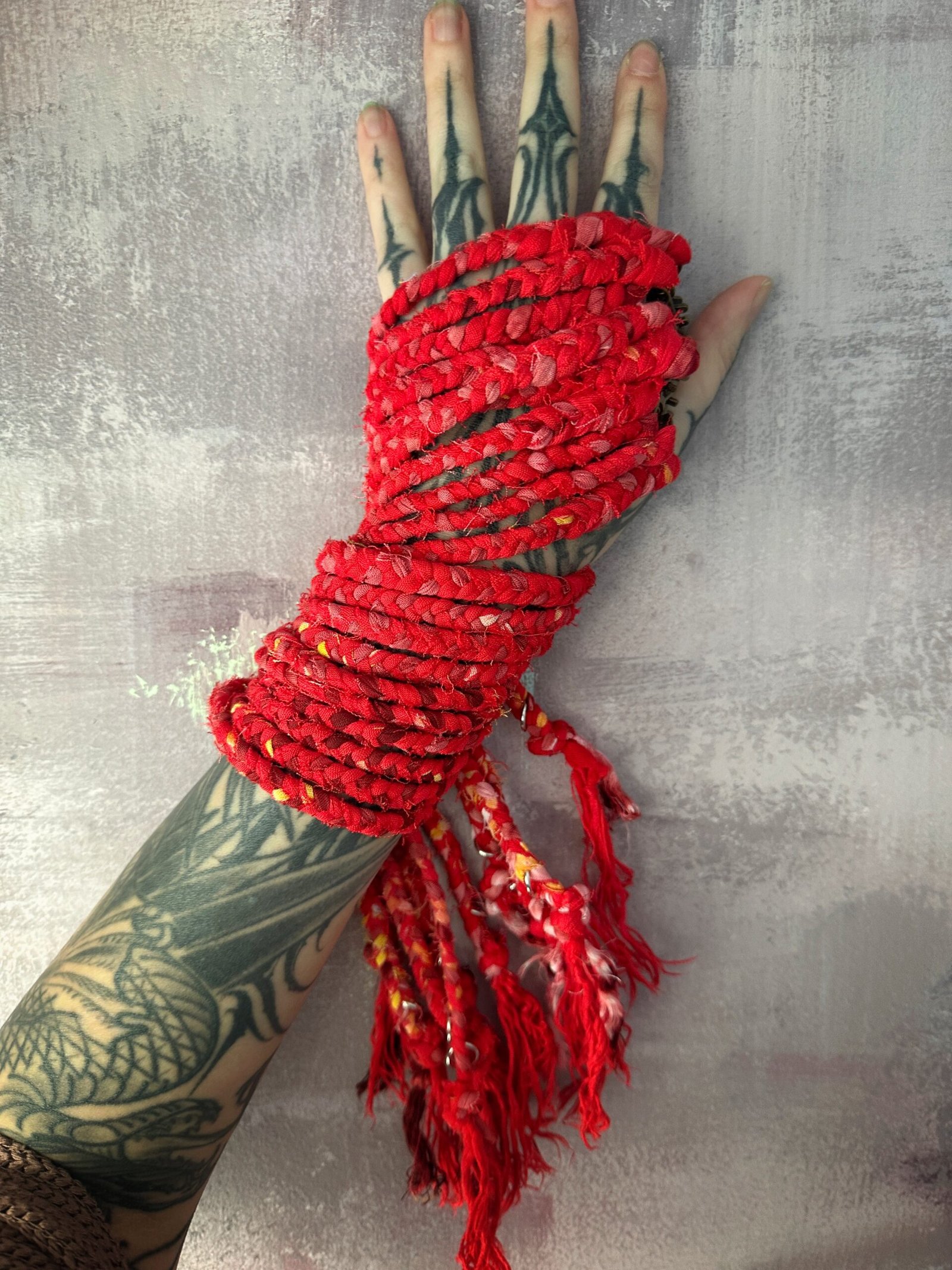Crimson Friendship Braid